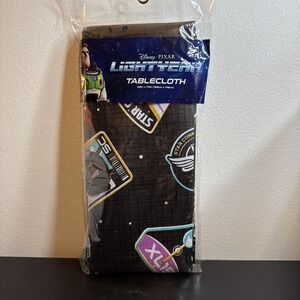 New Disney Pixar Buzz Lightyear Tablecloth Table Cover 52"x72"‎ Birthday Party